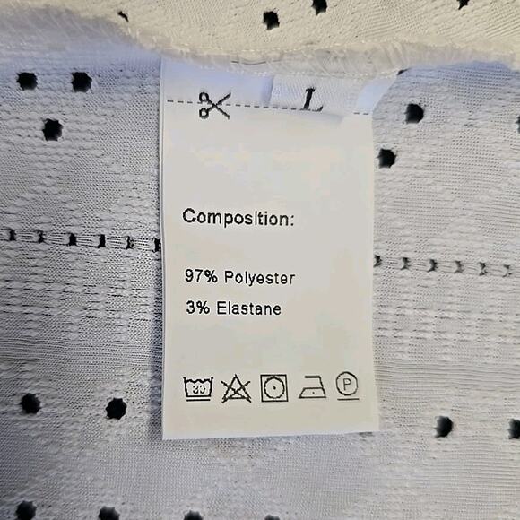 Y2K Style Womens Top Large Ruched White Eyelet Sweatheart Soft Girl Cottagecore - Picture 6 of 7